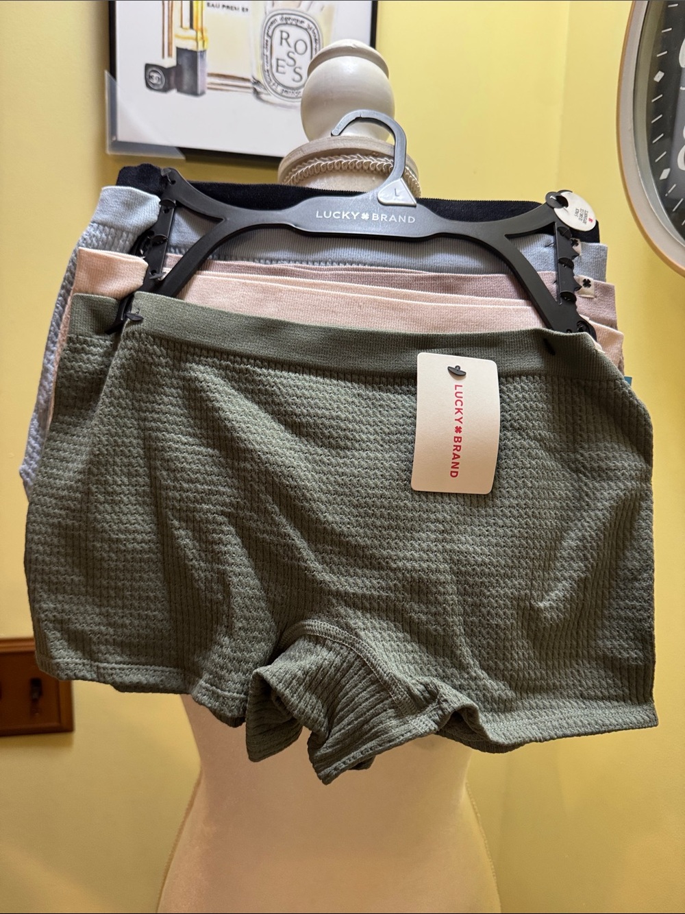 NWT Lucky brand 5 pack Seamless Boyshorts  size L